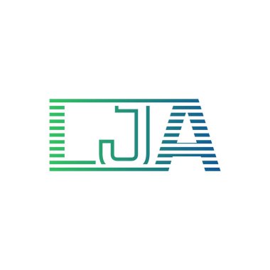 Modern LJA Logo Tasarımı. LJA Minimalist, Profesyonel ve Çok Yönlü İşletme Kimliği Simgesi