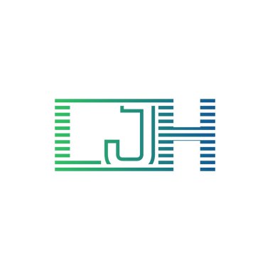 Modern LJH Logo Tasarımı. LJH Minimalist, Profesyonel ve Çok Yönlü İşletme Kimliği Simgesi