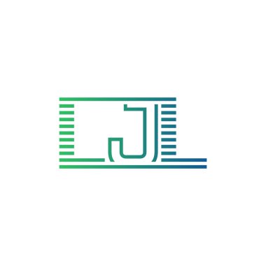 Modern LJL Logo Tasarımı. Harf LJL İş Kimliği Minimalist, Profesyonel ve Çok Yönlü Markalaştırma Simgesi