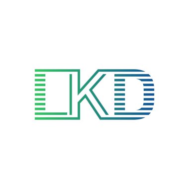 Modern LKD Logo Tasarımı. İş Kimliği için LKD Minimalist, Profesyonel ve Çok Yönlü Markalaştırma Simgesi