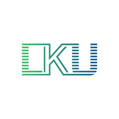 Modern LKU Logo Tasarımı. LKU Minimalist, Profesyonel ve Çok Yönlü İşletme Kimliği Simgesi