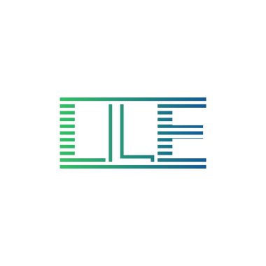 Modern LLE Logo Tasarımı. İş Kimliği için LLE Minimalist, Profesyonel ve Çok Yönlü Markalaştırma Simgesi