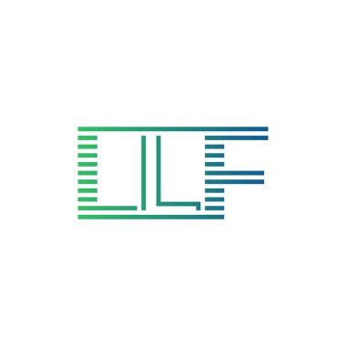 Modern LLF Logo Tasarımı. İş Kimliği için LLF Minimalist, Profesyonel ve Çok Yönlü Markalaştırma Simgesi