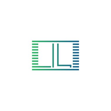Modern LLI Logo Tasarımı. LLI Minimalist, Profesyonel ve İş Kimliği için Çok Yönlü Markalaştırma Simgesi