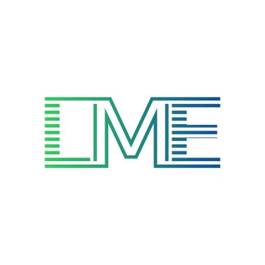 Modern LME Logo Tasarımı. İş Kimliği için LME Minimalist, Profesyonel ve Çok Yönlü Markalaştırma Simgesi