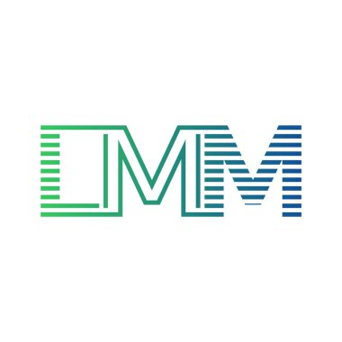 Modern LMM Logo Tasarımı. LMM Minimalist, Profesyonel ve İş Kimliği için Çok Yönlü Markalaştırma Simgesi