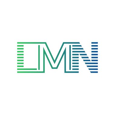 Modern LMN Logo Tasarımı. İşletme Kimliği İçin LMN Minimalist, Profesyonel ve Çok Yönlü Markalaştırma Simgesi