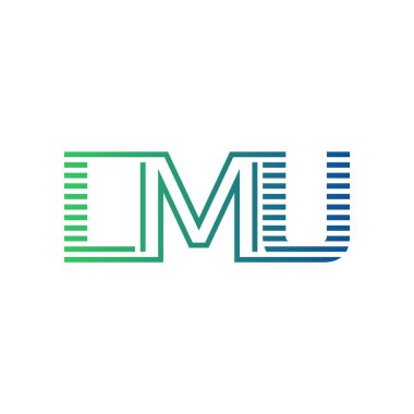 Modern LMU Logo Tasarımı. LMU Minimalist, Profesyonel ve Çok Yönlü İşletme Kimliği Simgesi