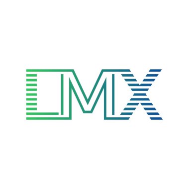 Modern LMX Logo Tasarımı. İş Kimliği için LMX Minimalist, Profesyonel ve Çok Yönlü Markalaştırma Simgesi