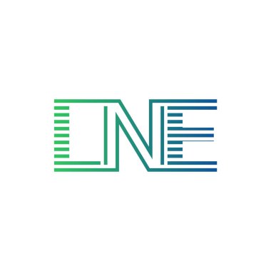Modern LNE Logo Tasarımı. LNE Minimalist, Profesyonel ve Çok Yönlü İşletme Kimliği Simgesi