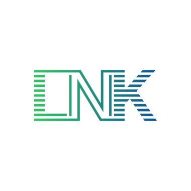 Modern LNK Logo Tasarımı. İş Kimliği için LNK Minimalist, Profesyonel ve Çok Yönlü Markalaştırma Simgesi