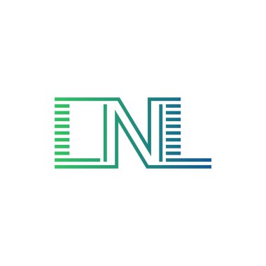 Modern LNL Logo Tasarımı. İş Kimliği için LNL Minimalist, Profesyonel ve Çok Yönlü Markalaştırma Simgesi
