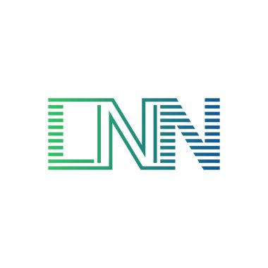 Modern LNN Logo Tasarımı. İşletme Kimliği İçin LNN Minimalist, Profesyonel ve Çok Yönlü Markalaştırma Simgesi