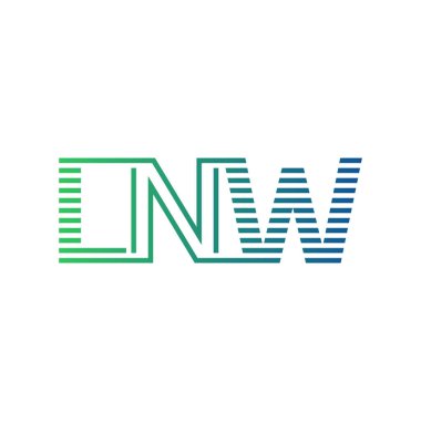 Modern LNW Logo Tasarımı. İşletme Kimliği İçin LNW Minimalist, Profesyonel ve Çok Yönlü Markalaştırma Simgesi