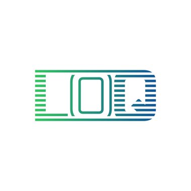 Modern LOQ Logo Tasarımı. İş Kimliği için LOQ Minimalist, Profesyonel ve Çok Yönlü Markalaştırma Simgesi