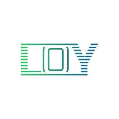 Modern LOY Logo Tasarımı. LOY Minimalist, Profesyonel ve İş Kimliği için Çok Yönlü Markalaştırma Simgesi