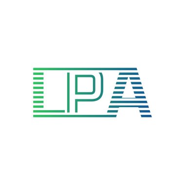 Modern LPA Logo Tasarımı. İş Kimliği için LPA Minimalist, Profesyonel ve Çok Yönlü Markalaştırma Simgesi