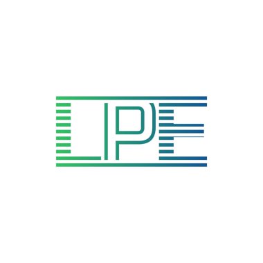 Modern LPE Logo Tasarımı. LPE Minimalist, Profesyonel ve Çok Yönlü İşletme Kimliği Simgesi