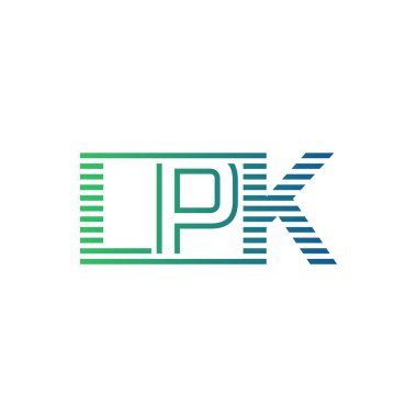 Modern LPK Logo Tasarımı. İş Kimliği için LPK Minimalist, Profesyonel ve Çok Yönlü Markalaştırma Simgesi