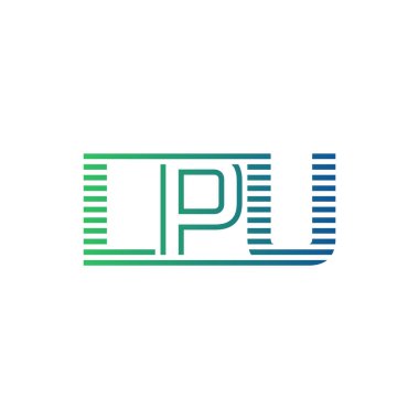 Modern LPU Logo Tasarımı. LPU Minimalist, Profesyonel ve Çok Yönlü İşletme Kimliği Simgesi