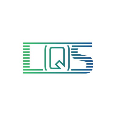Modern LQS Logo Tasarımı. İş Kimliği için LQS Minimalist, Profesyonel ve Çok Yönlü Markalaştırma Simgesi