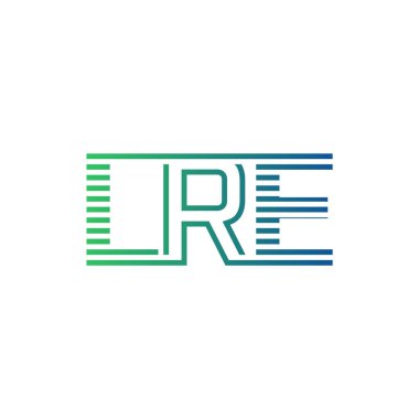 Modern LRE Logo Tasarımı. LRE Minimalist, Profesyonel ve İş Kimliği için Çok Yönlü Markalaştırma Simgesi