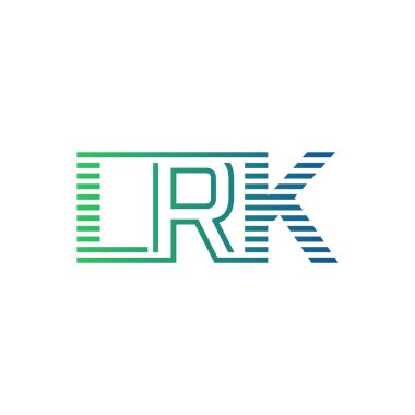 Modern LRK Logo Tasarımı. İş Kimliği için LRK Minimalist, Profesyonel ve Çok Yönlü Markalaştırma Simgesi