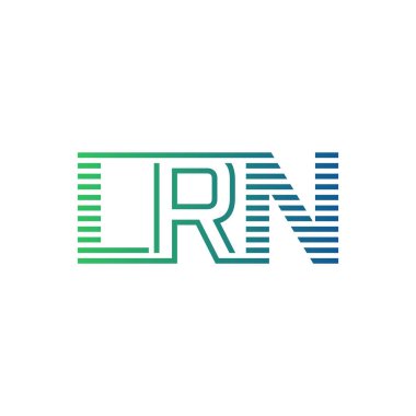 Modern LRN Logo Tasarımı. LRN Minimalist, Profesyonel ve Çok Yönlü İşletme Kimliği Simgesi