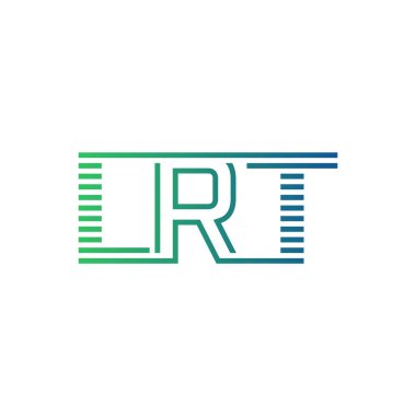 Modern LRT Logo Tasarımı. İş Kimliği için LRT Minimalist, Profesyonel ve Çok Yönlü Markalaştırma Simgesi