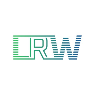 Modern LRW Logo Tasarımı. LRW Minimalist, Profesyonel ve Çok Yönlü İşletme Kimliği Simgesi