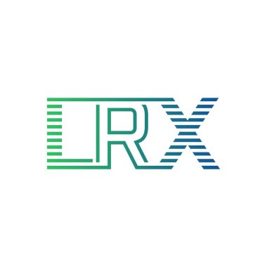 Modern LRX Logo Tasarımı. İş Kimliği için LRX Minimalist, Profesyonel ve Çok Yönlü Markalaştırma Simgesi