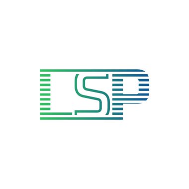 Modern LSP Logo Tasarımı. LSP Minimalist, Profesyonel ve Çok Yönlü İşletme Kimliği Simgesi