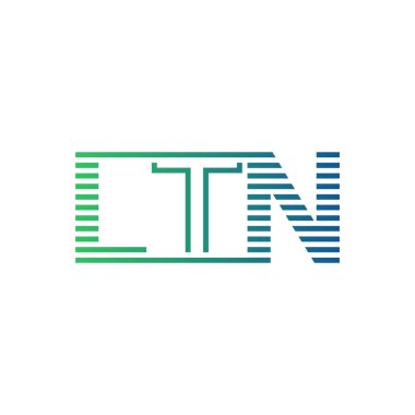 Modern LTN Logo Tasarımı. İş Kimliği için LTN Minimalist, Profesyonel ve Çok Yönlü Markalaştırma Simgesi