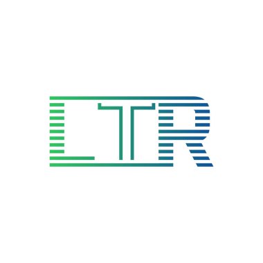 Modern LTR Logo Tasarımı. Harf LTR İş Kimliği Minimalist, Profesyonel ve Çok Yönlü Markalaştırma Simgesi