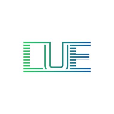 Modern LUE Logo Tasarımı. LUE Minimalist, Profesyonel ve Çok Yönlü İşletme Kimliği Simgesi