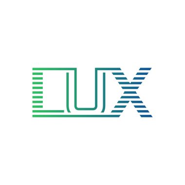 Modern LUX Logo Tasarımı. LUX Harfi Minimalist, Profesyonel ve İşletme Kimliği İçin Çok Yönlü Markalaşma Simgesi