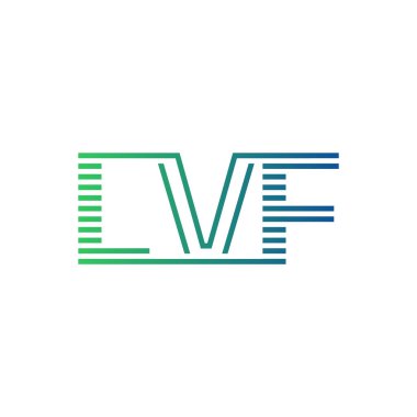 Modern LVF Logo Tasarımı. LVF Minimalist, Profesyonel ve Çok Yönlü İşletme Kimliği Simgesi