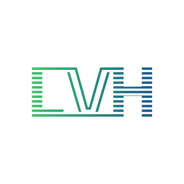 Modern LVH Logo Tasarımı. LVH Minimalist, Profesyonel ve Çok Yönlü İşletme Kimliği Simgesi