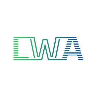 Modern LWA Logo Tasarımı. LWA Minimalist, Profesyonel ve Çok Yönlü İşletme Kimliği Simgesi