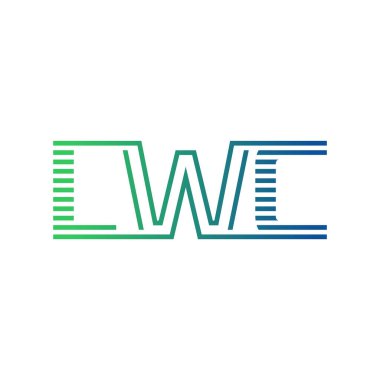 Modern LWC Logo Tasarımı. LWC İşletme Kimliği Minimalist, Profesyonel ve Çok Yönlü Markalaştırma Simgesi