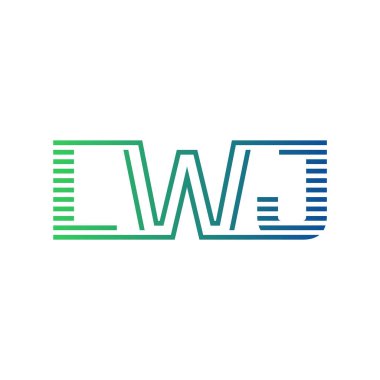 Modern LWJ Logo Tasarımı. LWJ Minimalist, Profesyonel ve Çok Yönlü İşletme Kimliği Simgesi