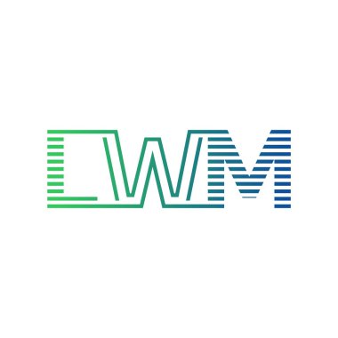 Modern LWM Logo Tasarımı. LWM Minimalist, Profesyonel ve Çok Yönlü İşletme Kimliği Simgesi