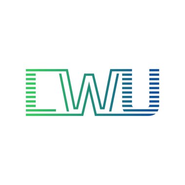 Modern LWU Logo Tasarımı. LWU Minimalist, Profesyonel ve Çok Yönlü İşletme Kimliği Simgesi