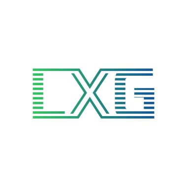 Modern LXG Logo Tasarımı. İşletme Kimliği İçin LXG Minimalist, Profesyonel ve Çok Yönlü Markalaştırma Simgesi