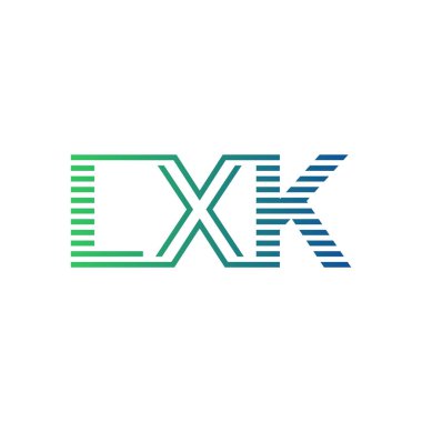Modern LXK Logo Tasarımı. İşletme Kimliği İçin LXK Minimalist, Profesyonel ve Çok Yönlü Markalaşma Simgesi