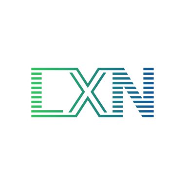 Modern LXN Logo Tasarımı. İşletme Kimliği İçin LXN Minimalist, Profesyonel ve Çok Yönlü Markalaştırma Simgesi