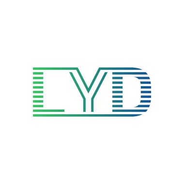 Modern LYD Logo Tasarımı. LYD Minimalist, Profesyonel ve Çok Yönlü İşletme Kimliği Simgesi