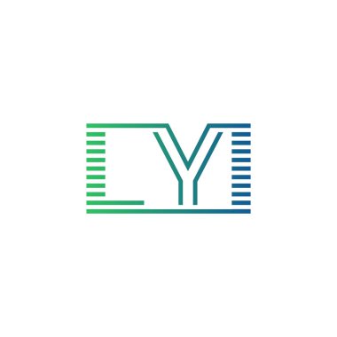 Modern LYI Logo Tasarımı. LYI Minimalist, Profesyonel ve Çok Yönlü İşletme Kimliği Simgesi