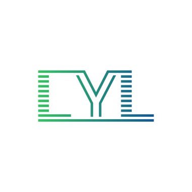Modern LYL Logo Tasarımı. LYL Minimalist, Profesyonel ve Çok Yönlü İşletme Kimliği Simgesi