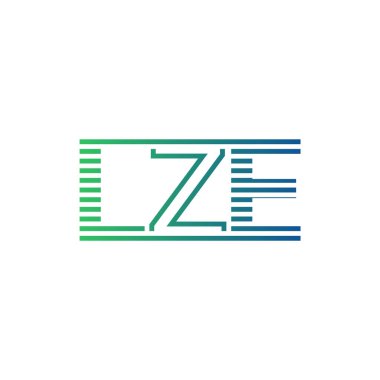 Modern LZE Logo Tasarımı. İş Kimliği için LZE Minimalist, Profesyonel ve Çok Yönlü Markalaştırma Simgesi